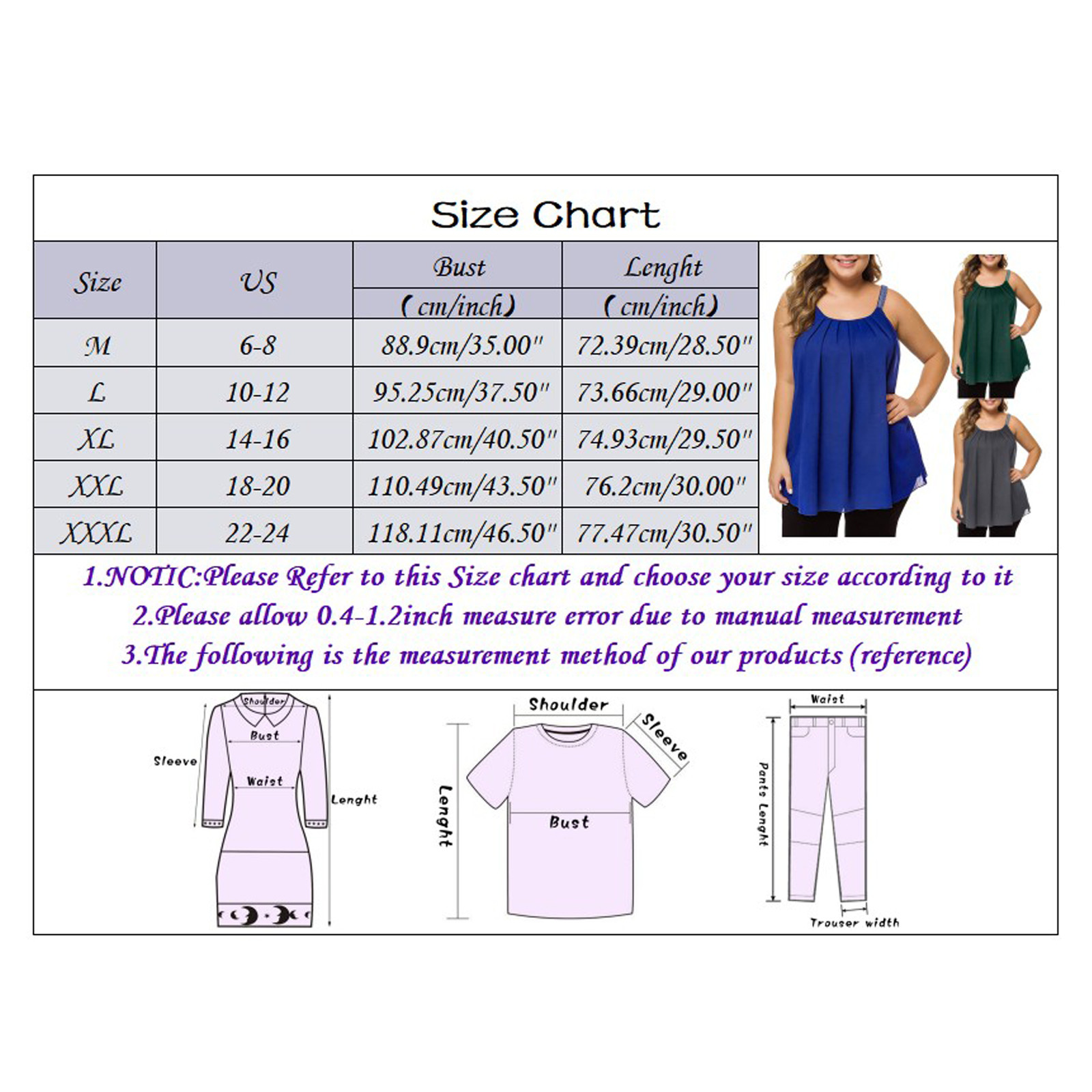 thumbnail image 4 of Camiseta sin mangas con tirantes de encaje y pliegues de gasa lisa para mujer, tallas grandes - Sin mangas, cuello redondo, poliéster/gasa, ropa de playa para el verano, 1 pieza, 4 of 7